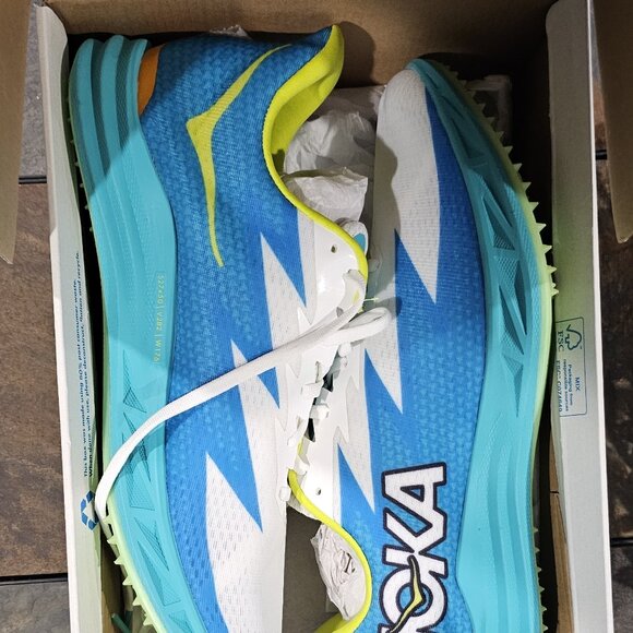 HOKA Crescendo MD Track and Field‎ Shoes, Ceramic / Diva Blue main image 7